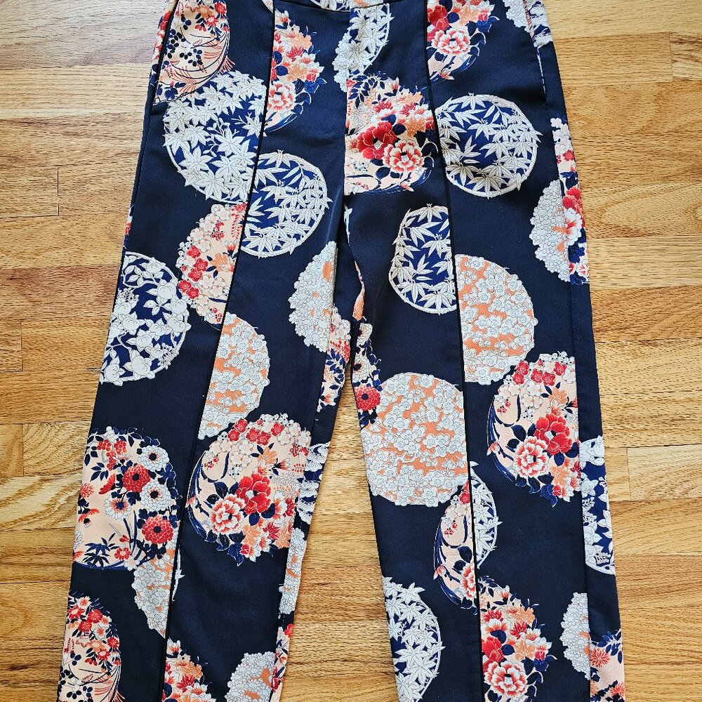 Zara Trafaluc Collection Crop Asian Style pant